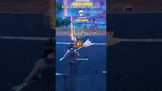 DUPLICATE MYTHICS GLITCH💀 thrxve fortnite glitch [upl. by Eekram]