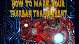 How to get transparent taskbar free [upl. by Harilda236]