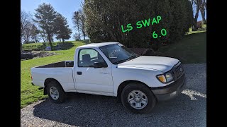 Toyota Tacoma LS SWAP Build Pt 1 [upl. by Avirt]