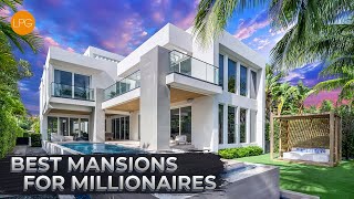 2 HOUR TOUR OF THE MOST LUXURIOUS HOMES amp MANSIONS OF MILLIONAIRES [upl. by Blasien165]