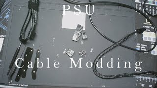 How to Repin your Custom Sleeved Cables  Power Supply Modding [upl. by Cargian]