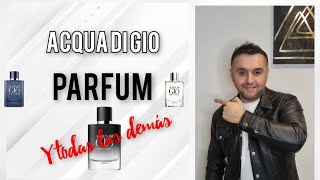 ACQUA DI GIO PARFUM 2023 Análisis de esta nueva fragancia y de TODA la línea ACQUA DI GIO [upl. by Sink]