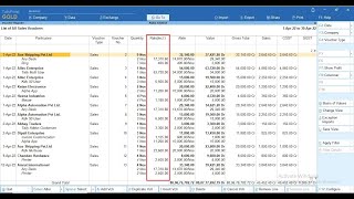 Tally Add On  Show Item Tax Inclusive Rate in Columnar Register in TallyPrime software [upl. by Dloniger]