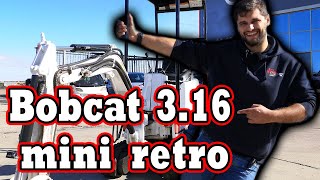 La Mini Retro Bobcat 316 no es de juguete [upl. by Mogerly]