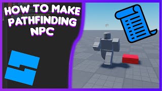 How To Make A Pathfinding NPC  Roblox Studio [upl. by Studdard]