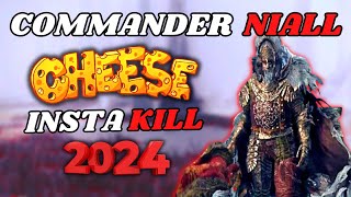 COMMANDER NIALL CHEESE  How to Cheese Commander Niall INSTAKILL Upated 2024 Elden Ring [upl. by Dibrin]