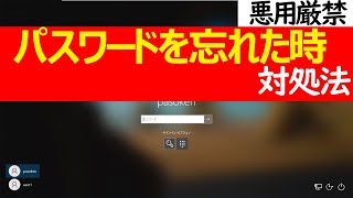 【Windows 10】ローカルアカウントのパスワード忘れてログインできない場合の対処法 [upl. by Annaeoj667]