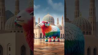 A giant sheep from various Muslim countries around the world ai freepalestine palestine shorts [upl. by Aierdna897]