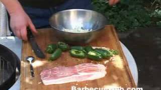 How to grill Jalapeno Popper Peppers  Recipe [upl. by Ahsa]