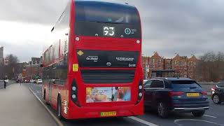 Putney Bridge Buses on 29 December 2023 [upl. by Artenahs36]