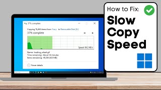 How To Fix Slow Copy Speed on Windows 11  HDD amp SSD [upl. by Htebaras595]