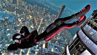 Spider Man Miles Morales  High Action Combat amp Crazy Finishing Moves [upl. by Anehsat113]