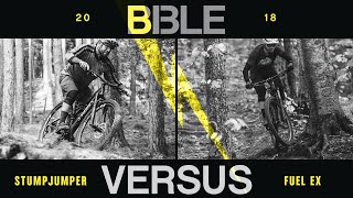 Trek Fuel EX 99 VS Specialized SWorks Stumpjumper  2018 Bible of Bike Tests [upl. by Mirielle403]