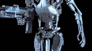 Terminator  T800 3d model [upl. by Adneram530]