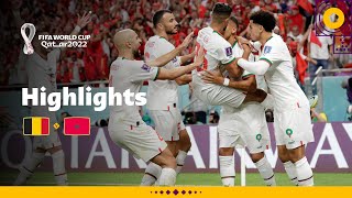 Famous win for The Atlas Lions  Belgium v Morocco  FIFA World Cup Qatar 2022 [upl. by Emylee]