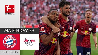 UNBELIEVABLE RB Tears Bayern Down  Bayern  Leipzig 13  Highlights  MD 33 – Bundesliga 2223 [upl. by Akiam729]