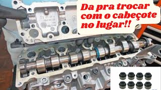 como trocar os retentores de válvulas no local motor ea111 [upl. by Middle258]