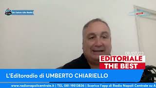 L EDITORIALE DI UMBERTO CHIARIELLO 0907 [upl. by Aennyl]