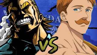 All Might vs Escanor Duelos Legendarios de Rap de la Historia Season 3  Ft ZerØ [upl. by Annola]