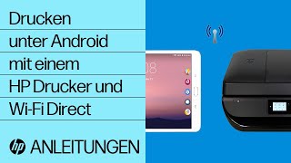 Drucken unter Android mit einem HP Drucker und WiFi Direct  HP Drucker  HP Support [upl. by Nedap80]