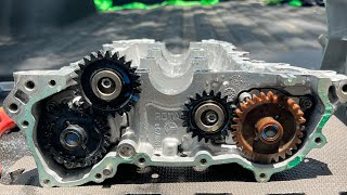 How to Remove SeaDoo Spark Oil Pump [upl. by Ruhtracm]