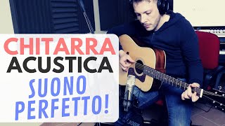 Impara a REGISTRARE la CHITARRA Acustica  SUONO PERFETTO  Tutorial Home Recording Studio [upl. by Fineberg613]