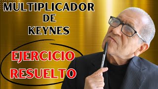 Multiplicador de Keynes Ejercicio Resuelto  1 Aspa Keynesiana [upl. by Eras]