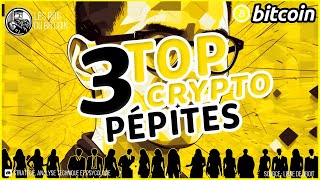 🚀 TOP 3 CRYPTO PÉPITES INCONNUES  👑 Analyse Bitcoin FR ⚡ [upl. by Nnylecyoj]