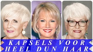 Kapsels voor oudere dames met dun haar [upl. by Ynobe]