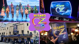 The Wizzard Of OZ  Palace Theatre Manchester  Theatre Vlog amp Review Including Curtain Call finale [upl. by Rambert]