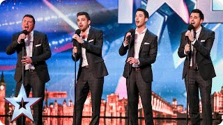 Vocal group The Neales are keeping it in the family  Britains Got Talent 2015 [upl. by Oilcareh]