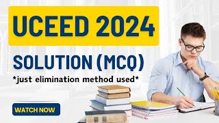 Uceed 2024 Paper analysis uceed MCQ solution with Explanation uceed 2024 mcq uceed2024 uceediit [upl. by Enelyam]