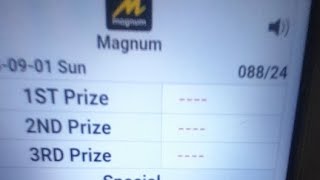 MAGNUM 4D LIVE DRAW is live [upl. by Lennahs]