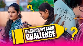 എന്റമ്മോ 😂🔥 Draw it on my Back Challenge 2022 ❤️ Chattambees [upl. by Socher5]