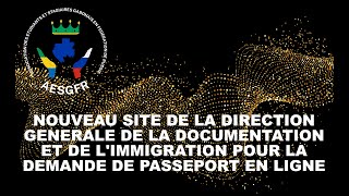 DEMANDE DE PASSEPORT EN LIGNE httpsedgdidgdigahome [upl. by Ewnihc]