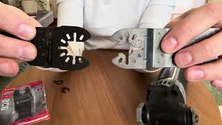 EZARC Carbide Oscillating Saw Blades Multitool Blades Quick Release for Hard Material Review [upl. by Ylrebmyk237]