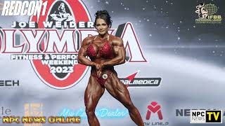 2023 IFBB Pro League Ms Olympia 5th Place Winner Natalia Kovaleva Prejudging Routine 4K Video [upl. by Akinorev124]