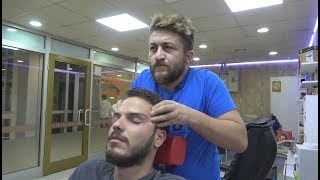 ASMR Turkish Barber FaceHead and Body Massage 147 👍💆‍♂️💈 [upl. by Tipton]