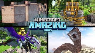 12 Amazing Minecraft Mods For 1201  ForgeampFabric [upl. by Linsk]