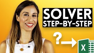 Excel Solver  Example and StepByStep Explanation [upl. by Ynnoj]