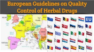 EU Guidelines for quality control of Herbal Drugs euguidlines europeanguidelines qcsh [upl. by Nivlak]