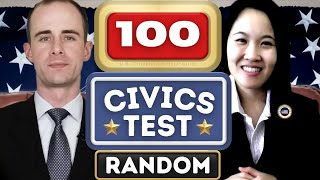 2023 Civics Test for US Citizenship 100 Questions and Answers Study Guide Ciudadania Americana [upl. by Otina]