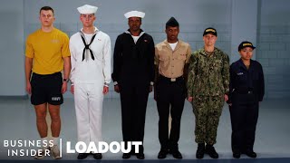 Every Uniform In A Navy Sailors Seabag  Loadout  Business Insider [upl. by Kerrill]