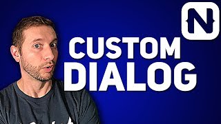 Custom Dialog in NativeScript  Tutorial [upl. by Spohr]