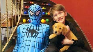 Spiderman to The Rescue In Real Life  Beaherokids [upl. by Natalya]