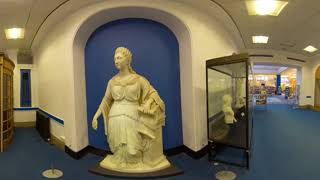 Warrington Central Library  Mrs Macauley Statue 360 VR [upl. by Nadirehs392]