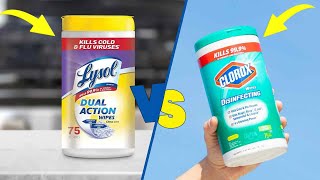 Lysol vs Clorox Disinfecting Wipes Which One Should You Choose [upl. by Donohue]