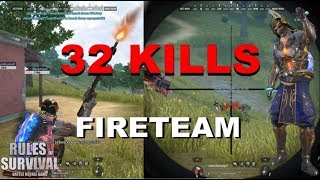 quot32 KILLSquot Our best fireteam game yet ROS BISAYA [upl. by Nylevol]