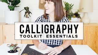 Calligraphy 101  The Best Supplies for Beginners  Inside my Calligraphy Toolkit [upl. by Berns465]