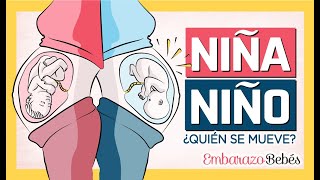 ¿NIÑA o NIÑO 😁🤰🏻 ¿Quién se MUEVE más y primero ¿Quién se FORMA más rápido [upl. by Aziram]